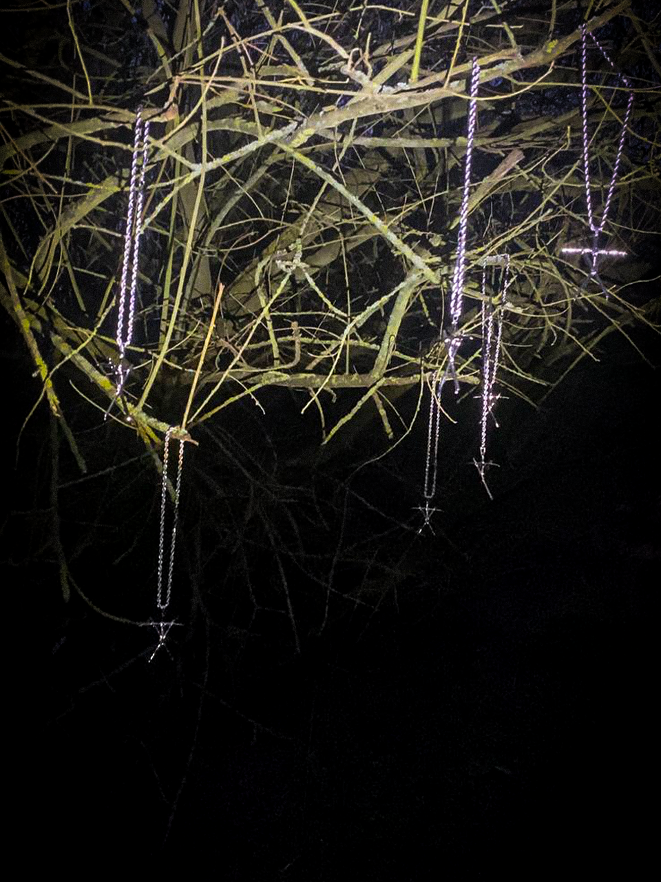 'WITCH' STICK FIGURE TOTEM CHAIN