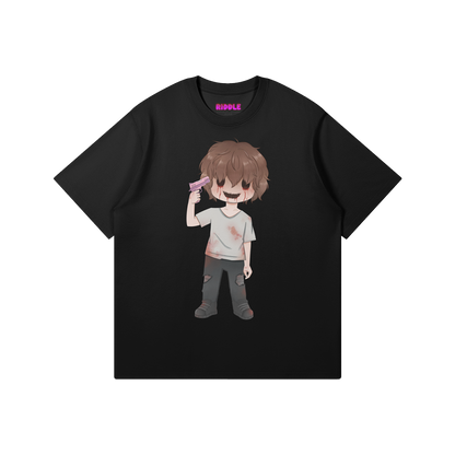 CHIBI PINK / WHITE / BLACK TEE