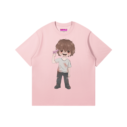 CHIBI PINK / WHITE / BLACK TEE