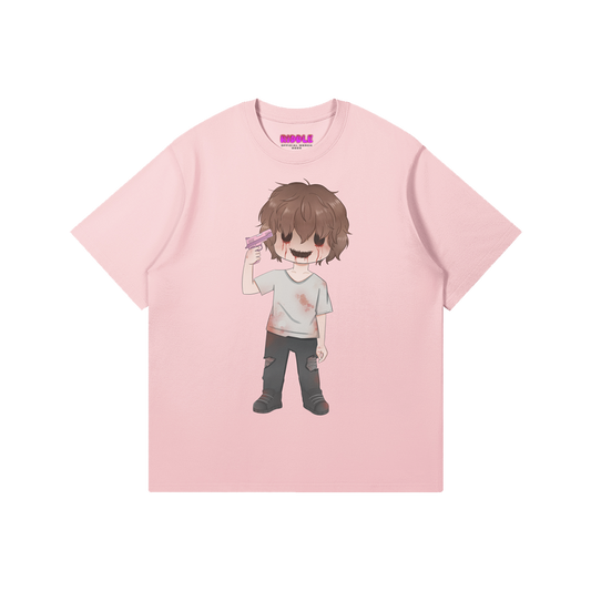 CHIBI PINK / WHITE / BLACK TEE
