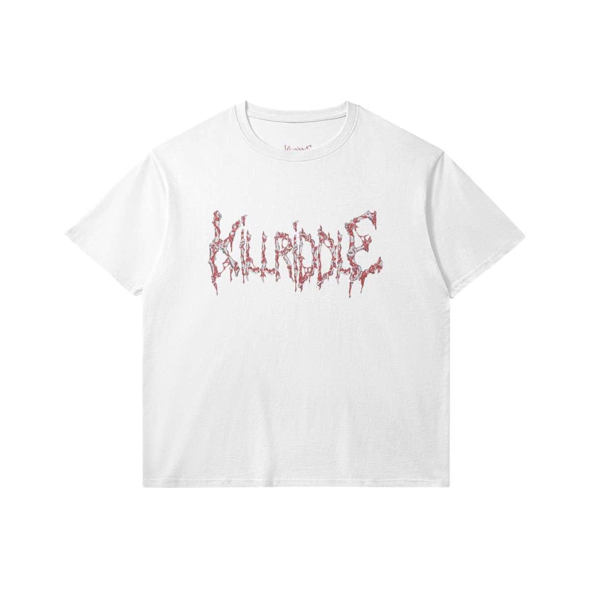 RIDDLE LOGO V2 BLACK / WHITE TEE