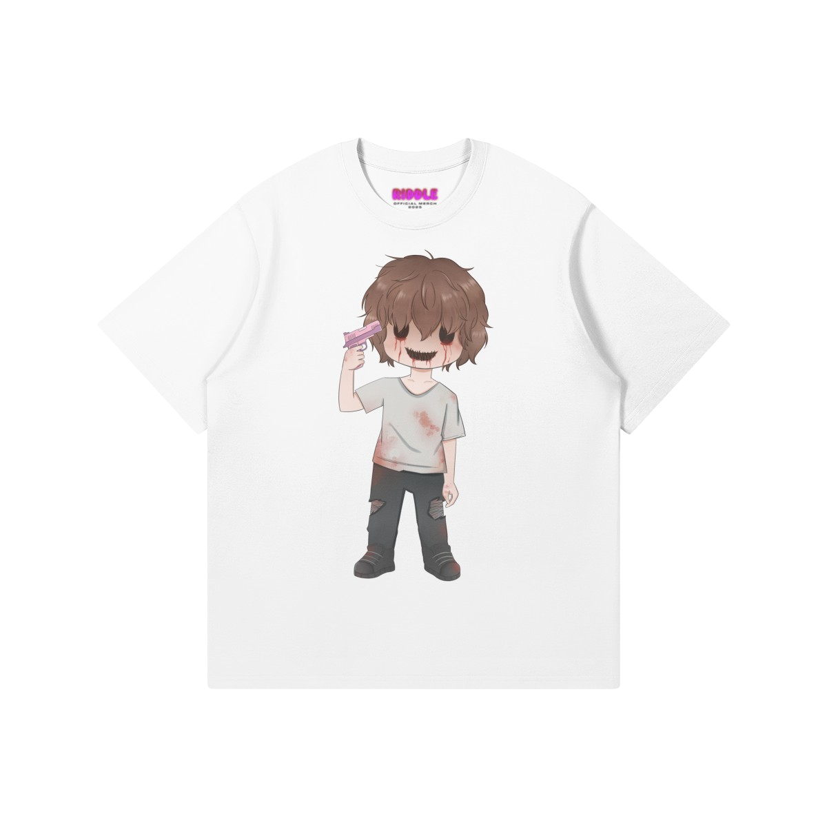 CHIBI PINK / WHITE / BLACK TEE