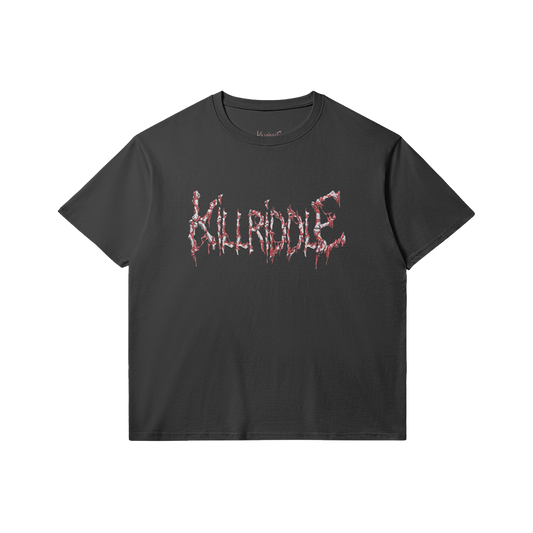RIDDLE LOGO V2 BLACK / WHITE TEE