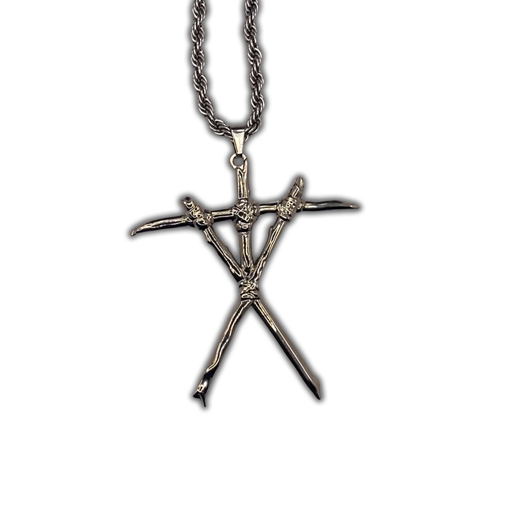 'WITCH' STICK FIGURE TOTEM CHAIN