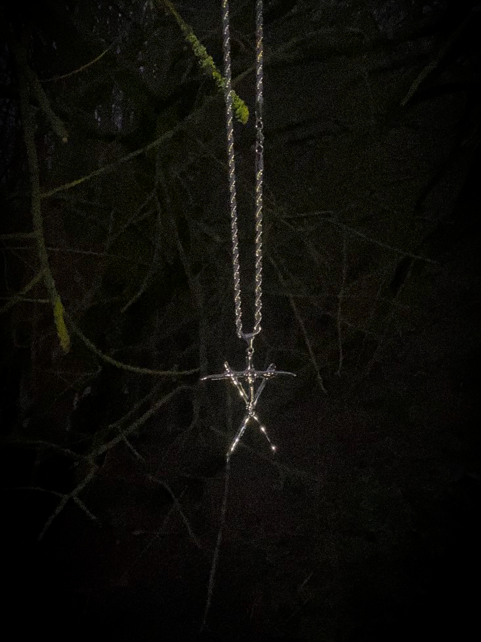 'WITCH' STICK FIGURE TOTEM CHAIN