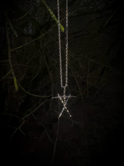 'WITCH' STICK FIGURE TOTEM CHAIN