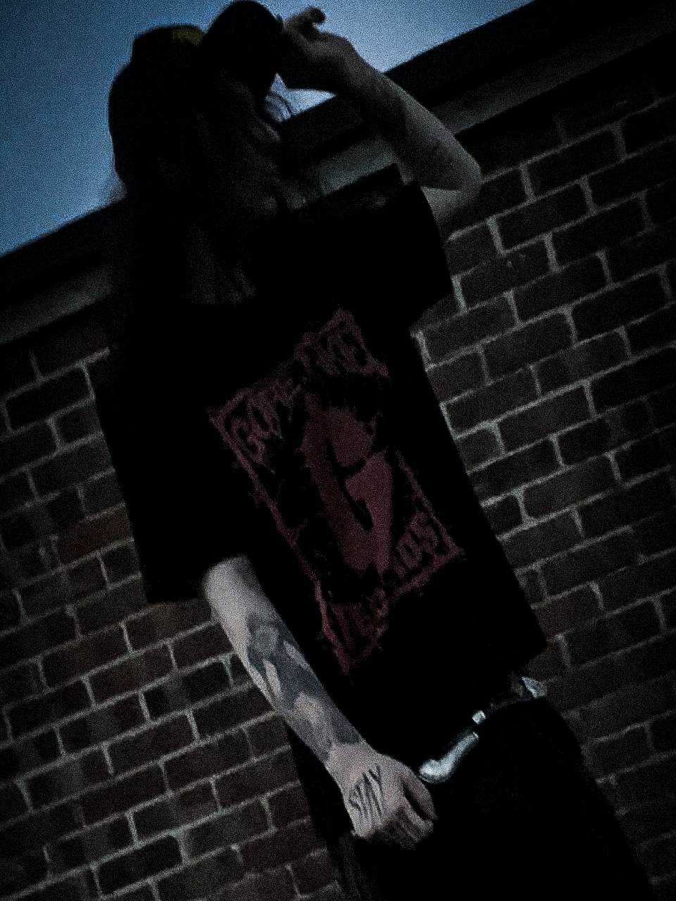 GORE JUNKIE RECORDS TEE BLACK